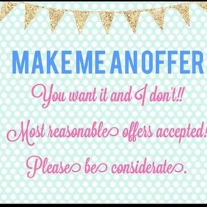 Make me a reasonable offer! 🛍🛍
